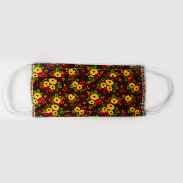Masque motif floral enfant – Image 3